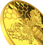Monnaie GOLD BEE 1/10 Oz Or 25$ Niue 2026 (PRÉCOMMANDE)