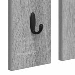 vidaXL Porte-manteau mural avec étagère Sonoma gris 84 x 10 x 80 cm