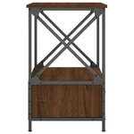 vidaXL Table de chevet chêne marron 50x41x65 cm bois d'ingénierie