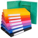 Boite De Classement Cartobox Dos 25mm Carte Lustrée - A4 - Couleurs Assorties - X 25 - Exacompta