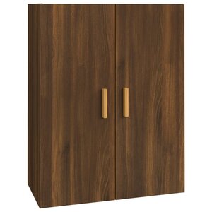 vidaXL Armoire murale suspendue Chêne marron 69 5x34x90 cm