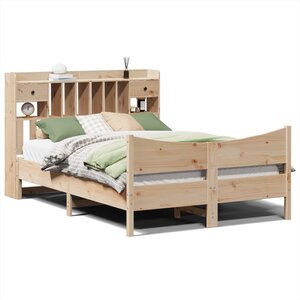 vidaXL Cadre de lit sans matelas 140x200 cm bois massif de pin