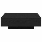 vidaXL Table basse Chêne noir 100 x 100 x 31 cm