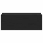 vidaXL Tables de chevet flottantes 2 Pièces Noir 40x30x15 cm