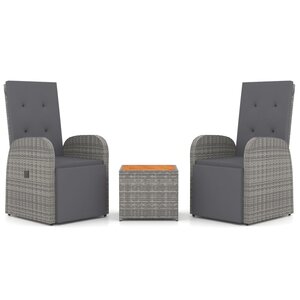 Ensemble de salon de jardin meuble d'extérieur ensemble de mobilier 3 pièces gris poly rotin et acacia 02_0014202