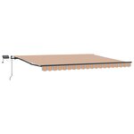 vidaXL Auvent Rétractable Multicolore 400 × 300 cm tissu