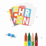 Djeco DJ08998 - Créer avec des formes - Un monde à créer lettres