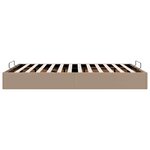 vidaXL Cadre de lit ottoman sans matelas cappuccino 140x190 cm