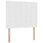 vidaXL Lit de Rangement Blanc 120 x 190 cm Cuir synthétique