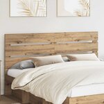 vidaXL Tête de lit Chêne artisanal 180 cm Bois d'ingénierie