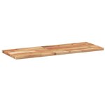 vidaXL Étagères flottantes 4 Pièces 80x30x2 cm acacia massif à l'huile