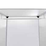 vidaXL Armoire modulaire 9 compartiments 37x115x150 cm blanc