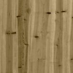 vidaXL Repose-pied de jardin 62x63 5x32 cm bois de pin imprégné