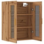 vidaXL Armoire murale suspendue chêne artisanal 69 5x34x90 cm