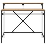 vidaXL Bureau Chêne artisanal 100 x 50 x 90 cm Bois d'ingénierie