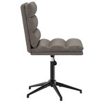 vidaXL Chaises à manger lot de 6 gris similicuir
