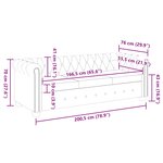 vidaXL Canapé Chesterfield 3 places cuir artificiel marron