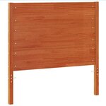 vidaXL Tête de lit cire marron 100 cm bois massif de pin