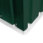 vidaXL Abri de stockage pour jardin Métal Vert 257 x 205 x 178 cm