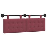 vidaXL Tête de lit suspendue Tissu