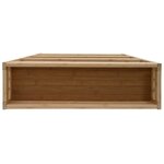vidaXL Chariot de Cuisine avec Roues Naturel 60 x 18 x 97 cm Bambou