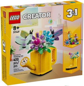 LEGO Creator - Set 3-en-1 Fleurs dans l'Arrosoir - 31149 pour Enfants