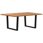 vidaXL Table à manger 180x120x74 cm bois de chêne massif rectangulaire