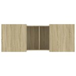 vidaXL Table basse chêne sonoma 100x55x40 cm bois d'ingénierie