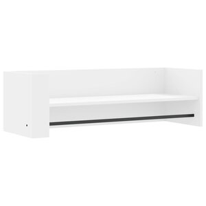 vidaXL Étagère murale blanc 100x35x30 5 cm bois d'ingénierie
