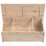 vidaXL Boîte de rangement 110x50x45 5 cm Bois massif de pin