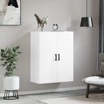 vidaXL Armoire murale blanc 69 5x34x90 cm