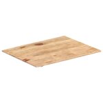 vidaXL Dessus de table Bois solide 15-16 mm 60x80 cm
