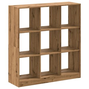 vidaXL Bibliothèque chêne artisanal 102x32x108 cm bois d'ingénierie