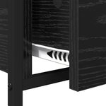 vidaXL Table basse Chêne noir 70 x 50 x 54.5 cm Bois d'ingénierie