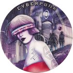 Pièce de monnaie en Argent 15 Dollars g 200 Millésime 2024 The Punk Universe BU CYBERPUNK