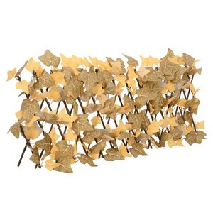 vidaXL Treillis de feuille d'érable artificiel extensible 180x30 cm