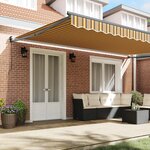 vidaXL Auvent Rétractable Multicolore 500 × 300 cm