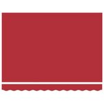 vidaXL Cadre de store manuel avec LEDs Rouge et Blanc 3 5 x 2 5 m