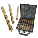 Brüder Mannesmann Ensemble de forets en acier rapide 99 Pièces Titanium