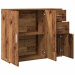 vidaXL Buffet vieux bois 91x29 5x75 cm bois d'ingénierie