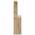 vidaXL Bureau Chêne sonoma 78.5 x 37 x 154.5 cm Bois d'ingénierie