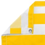 vidaXL Écran de balcon Jaune et blanc 75 x 200 cm