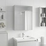 vidaXL Armoire Miroir de Salle de Bain Blanc 50 x 14 5 x 70 cm