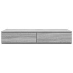 Tiroirs de lit vidaXL Gris Sonoma 80x36 5x16 5 cm en bois d'ingénierie