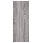 vidaXL Armoire murale sonoma gris 34 5x34x90 cm