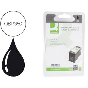 Q-Connect cartouche jet d'encre - compatible Canon 50 PG50 - Noir - 510p