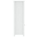 vidaXL Armoire de salle de bain BERG blanc 40x34x110 cm pin massif