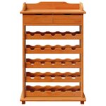 vidaXL Étagère à vin Marron 90 x 60 x 30 cm Bois massif en pin