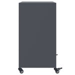 vidaXL Buffet anthracite 68x39x72 cm acier