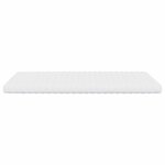 vidaXL Matelas en mousse blanc 140x210 cm 7 zones dureté 20 ILD